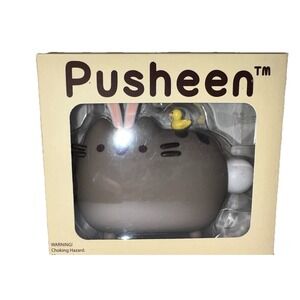 (3/B24)NIB Pusheen‎ the Cat Easter Rabbit Vinyl Figure Pusheen Box Exclusive